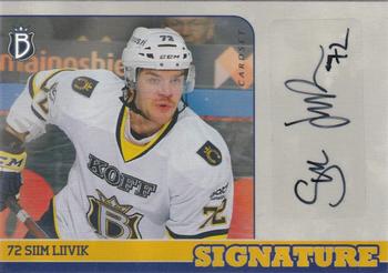 2014-15 Cardset Finland - Signature #NNO Siim Liivik Front