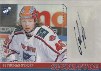 2014-15 Cardset Finland - Signature #NNO Thomas Nykopp Front