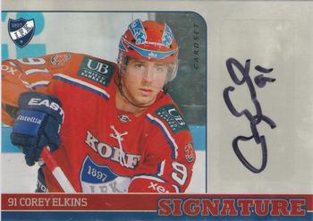 2014-15 Cardset Finland - Signature #NNO Corey Elkins Front