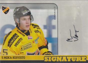 2014-15 Cardset Finland - Signature #NNO Miika Koivisto Front