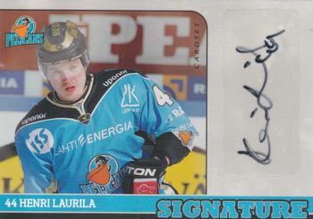 2014-15 Cardset Finland - Signature #NNO Henri Laurila Front