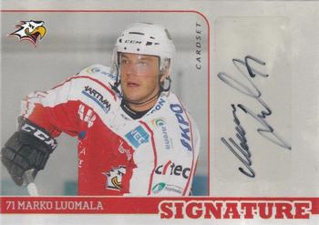2014-15 Cardset Finland - Signature #NNO Marko Luomala Front