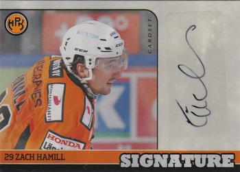 2014-15 Cardset Finland - Signature #NNO Zach Hamill Front