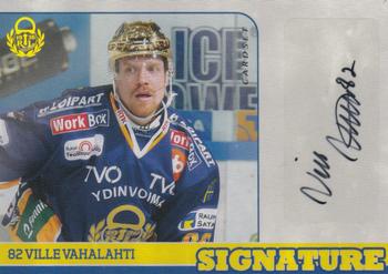 2014-15 Cardset Finland - Signature #NNO Ville Vahalahti Front