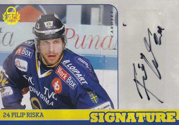 2014-15 Cardset Finland - Signature #NNO Filip Riska Front