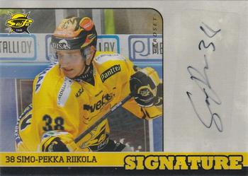 2014-15 Cardset Finland - Signature #NNO Simo-Pekka Riikola Front