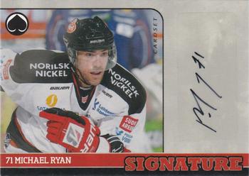 2014-15 Cardset Finland - Signature #NNO Michael Ryan Front