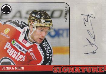 2014-15 Cardset Finland - Signature #NNO Mika Niemi Front
