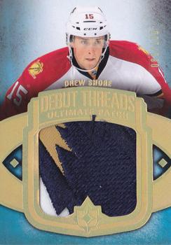 2013-14 Upper Deck Ultimate Collection - Debut Threads Patches #UDT-DS Drew Shore Front