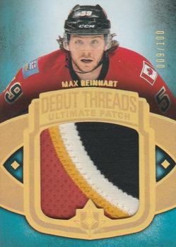 2013-14 Upper Deck Ultimate Collection - Debut Threads Patches #UDT-MR Max Reinhart Front