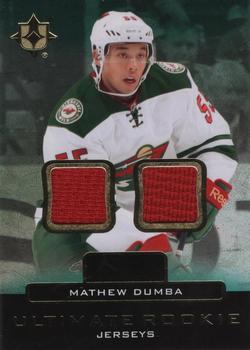 2013-14 Upper Deck Ultimate Collection - Ultimate Rookie Jerseys #URJ-MD Mathew Dumba Front