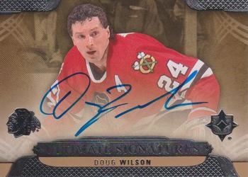 2013-14 Upper Deck Ultimate Collection - Ultimate Signatures Veterans #US-DW Doug Wilson Front