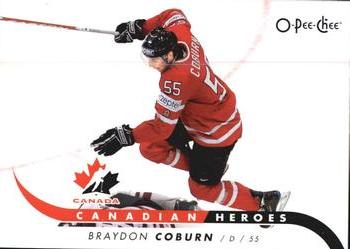2009-10 O-Pee-Chee - Canadian Heroes #CB-BC Braydon Coburn Front