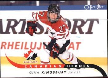 2009-10 O-Pee-Chee - Canadian Heroes #CB-GK Gina Kingsbury Front