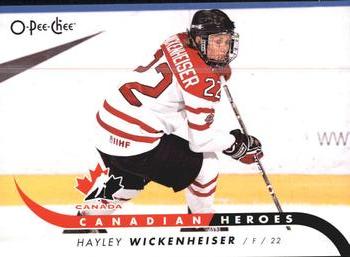 2009-10 O-Pee-Chee - Canadian Heroes #CB-HW Hayley Wickenheiser Front