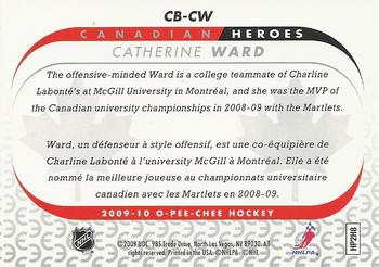 2009-10 O-Pee-Chee - Canadian Heroes #CB-CW Catherine Ward Back