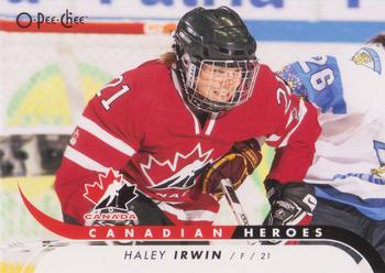 2009-10 O-Pee-Chee - Canadian Heroes #CB-HI Haley Irwin Front
