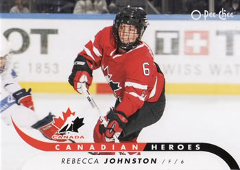2009-10 O-Pee-Chee - Canadian Heroes #CB-RJ Rebecca Johnston Front
