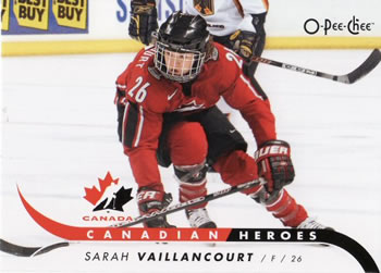 2009-10 O-Pee-Chee - Canadian Heroes #CB-SV Sarah Vaillancourt Front