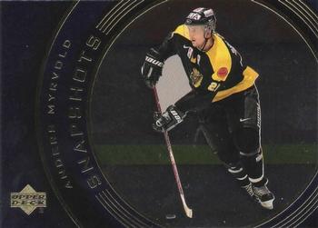 1999-00 Upper Deck Swedish Hockey League - Snapshots #S1 Anders Myrvold Front