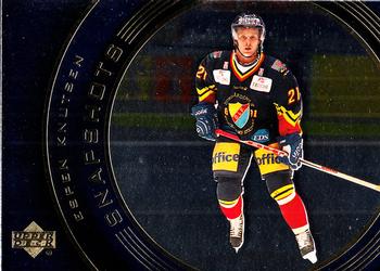 1999-00 Upper Deck Swedish Hockey League - Snapshots #S5 Espen Knutsen Front
