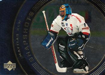 1999-00 Upper Deck Swedish Hockey League - Snapshots #S9 Mattias Elm Front