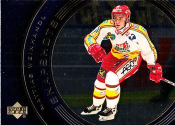 1999-00 Upper Deck Swedish Hockey League - Snapshots #S13 Mattias Weinhandl Front