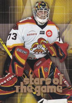 2004-05 Cardset Finland - Stars of the Game #13 Tim Thomas Front