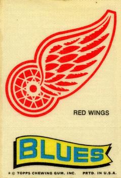 1974-75 Topps Cloth Stickers #NNO Detroit Red Wings Front