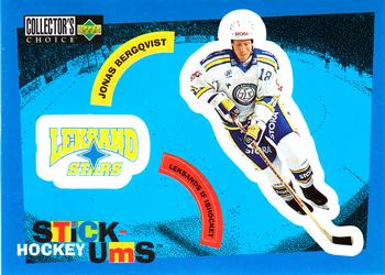 1997-98 Collector's Choice Swedish - Hockey Stick-Ums #S15 Jonas Bergqvist Front