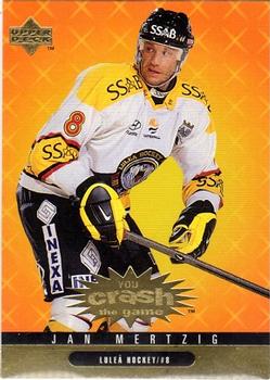 1997-98 Collector's Choice Swedish - You Crash the Game Exchange #C8 Jan Mertzig Front