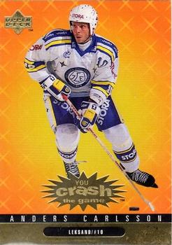 1997-98 Collector's Choice Swedish - You Crash the Game Exchange #C9 Anders Carlsson Front
