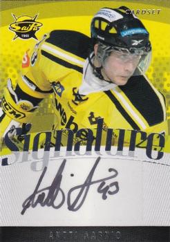 2011-12 Cardset Finland - Signature #NNO Antti Aarnio Front