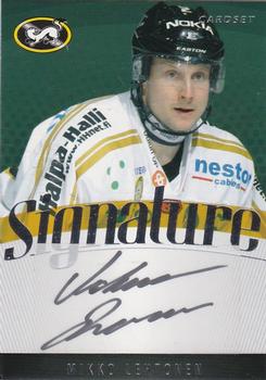 2011-12 Cardset Finland - Signature #NNO Mikko Lehtonen Front