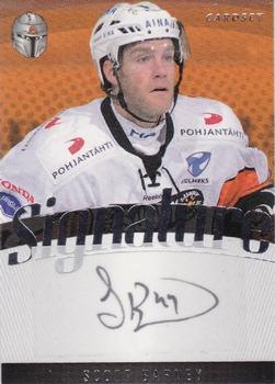 2011-12 Cardset Finland - Signature #NNO Scott Barney Front