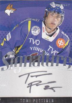 2011-12 Cardset Finland - Signature #NNO Tomi Pettinen Front