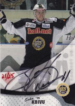 2005-06 Cardset Finland - 2004-05 Signatures #NNO Saku Koivu Front