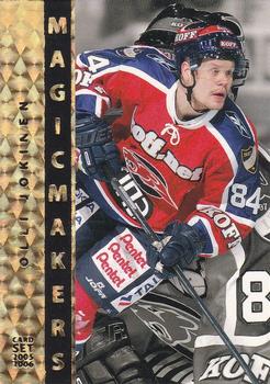 2005-06 Cardset Finland - Magicmakers Holo-Gold #3 Olli Jokinen Front