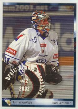 2002-03 Cardset Finland #214 Kari Lehtonen Front