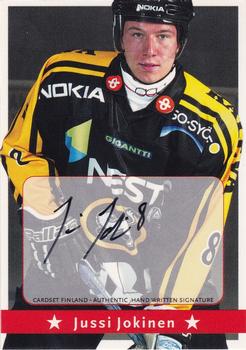 2002-03 Cardset Finland - Signatures Series 1 #NNO Jussi Jokinen Front