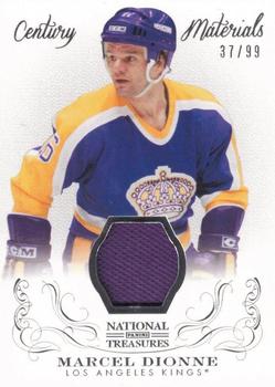 2013-14 Panini National Treasures - Century Materials Jersey #CM-MD Marcel Dionne Front