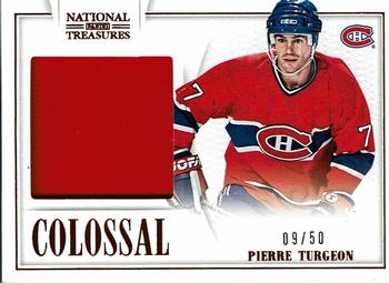 2013-14 Panini National Treasures - Colossal Jerseys #CO-PT Pierre Turgeon Front