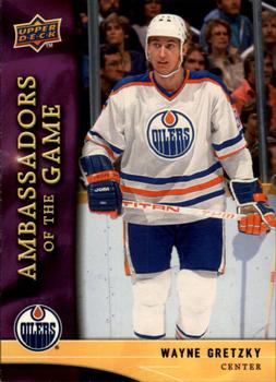 2009-10 Upper Deck - Ambassadors of the Game #AG27 Wayne Gretzky Front