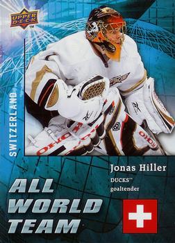 2009-10 Upper Deck - All World Team #AW21 Jonas Hiller Front