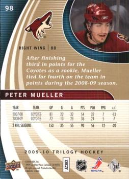 2009-10 Upper Deck Trilogy #98 Peter Mueller Back