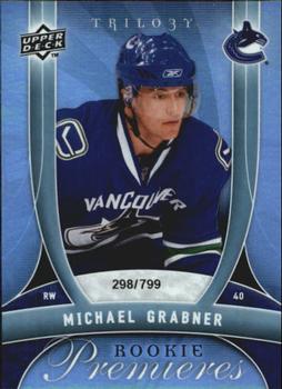 2009-10 Upper Deck Trilogy #128 Michael Grabner Front