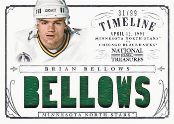 2013-14 Panini National Treasures - Timeline Jerseys #T-BBE Brian Bellows Front
