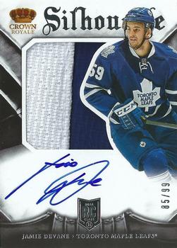 2013-14 Panini Rookie Anthology - 2013-14 Panini Crown Royale Update: Rookie Silhouette #212 Jamie Devane Front
