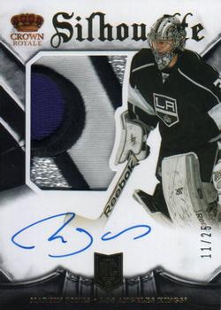 2013-14 Panini Rookie Anthology - 2013-14 Panini Crown Royale Update: Rookie Silhouette Patch #200 Martin Jones Front