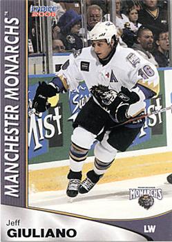 2005-06 Choice Manchester Monarchs (AHL) #6 Jeff Giuliano Front